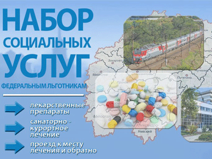Получение  набора социальных  услуг (НСУ)
