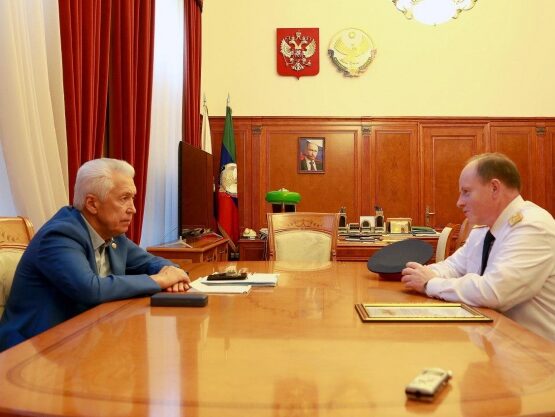 Владимир Васильев встретился с руководителем следственного управления РД