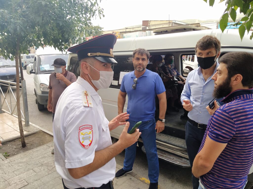 В Дербенте проведено очередное мероприятие по соблюдению масочного режима