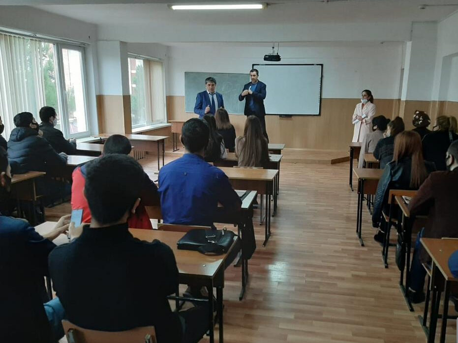 Ректор ДГТУ встретился со студентами Дербентского филиала
