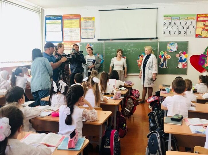 После обращения учительницы к Президенту в махачкалинской школе №40 появилась интерактивная доска