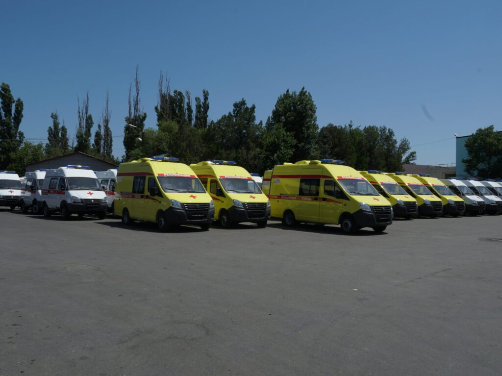 В Дагестан поступило 27 единиц медицинского автотранспорта