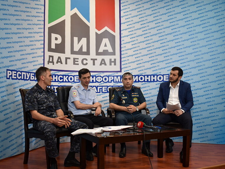 В брифинге принял участие представитель Росгвардии