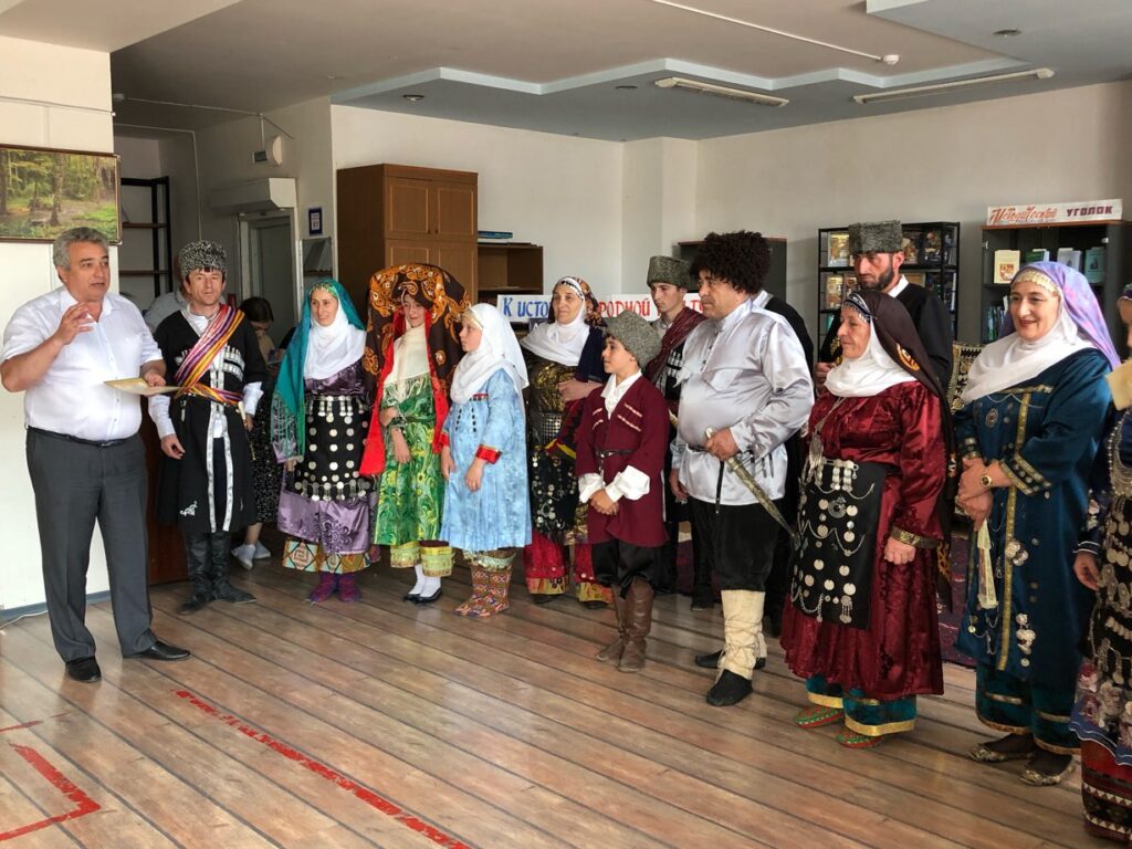 В Республиканской специальной библиотеке для слепых прошло мероприятие «К истокам народной культуры»