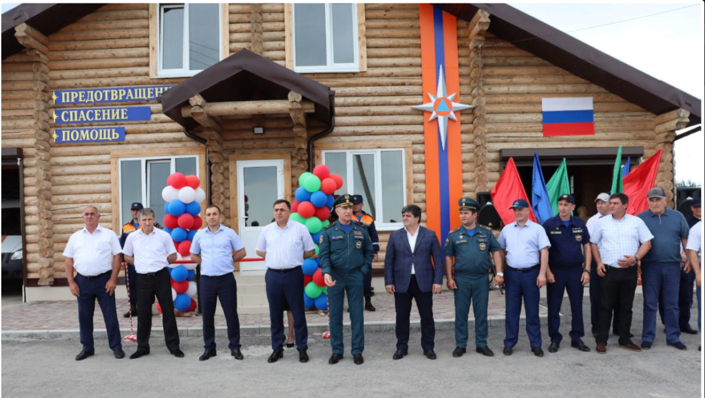 В Магарамкентском районе открыли  новое здание поисково-спасательной службы МЧС