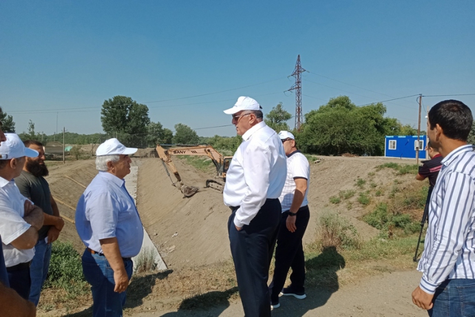 Строительство рыбоходного канала идёт на Каргалинском гидроузле