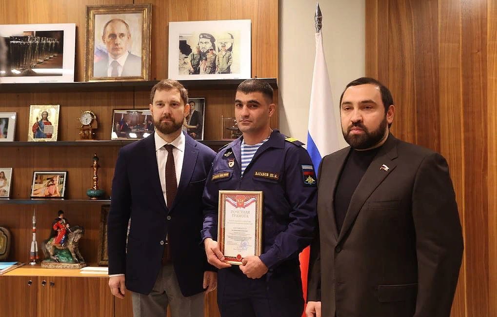Военнослужащий из Дагестана Шамиль Вагабов награжден за спасение девушки