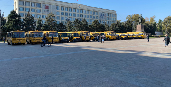 Новые школьные автобусы получили 39 муниципалитетов РД
