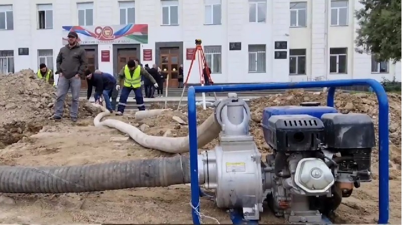 В Махачкале реконструкция улицы Коркмасова перешла в активную фазу