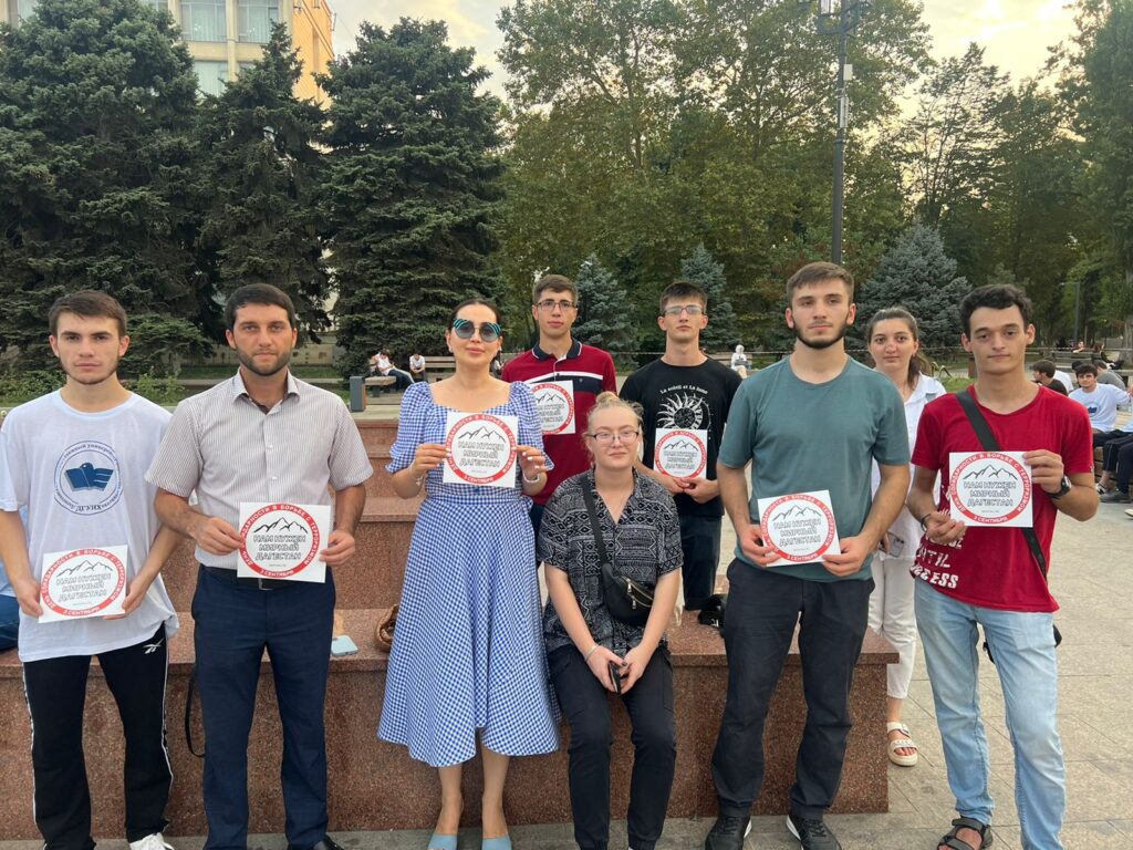 Патриотическая  акция «Нам нужен мирный Дагестан» прошла в Дагестане