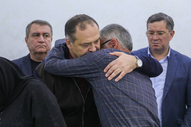 Сергей Меликов встретился с семьями погибших в ходе спецоперации военнослужащих