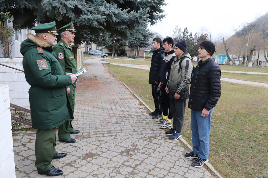 В Табасаранском районе завершается осенний призыв