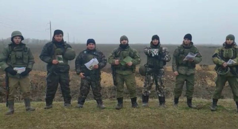 Мобилизованные из Ногайского района РД поблагодарили за посылки и письма из родного края