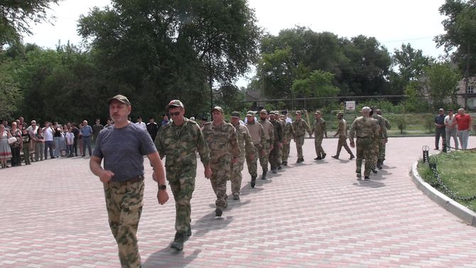 Пятая группа казаков-добровольцев отправилась из Кизляра в зону проведения СВО