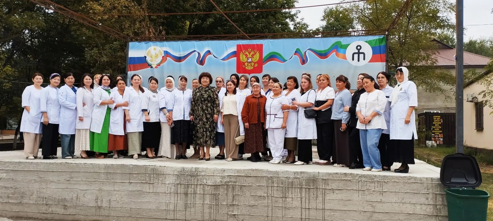 Медики и военнослужащие села Терекли-Мектеб Ногайского района приняли активное участие в голосовании