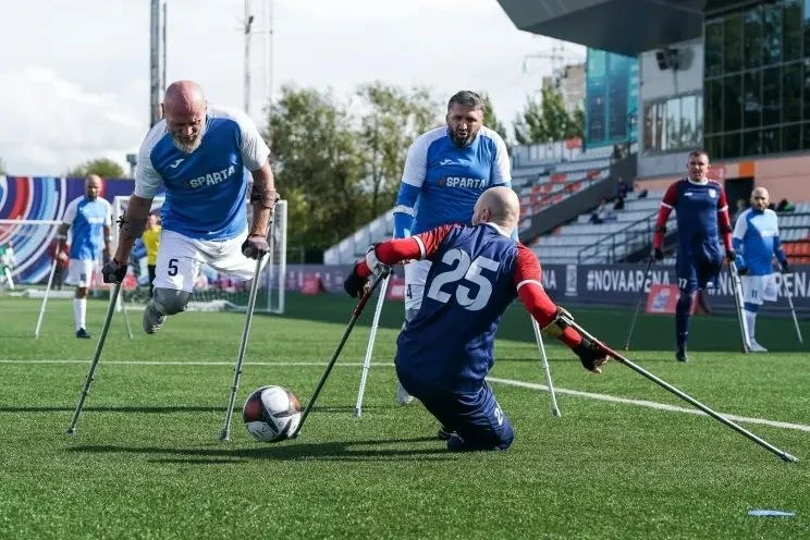 Dağıstan əlil futbolçuları "polad iradə"futbol turnirinin mükafatçıları oldular