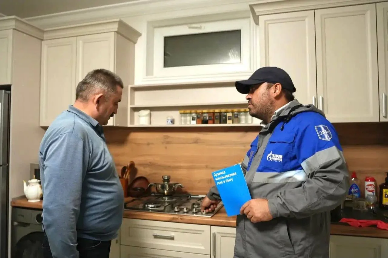 Ещё один дом в садоводческом товариществе Каспийска подключили к газу по программе догазификации